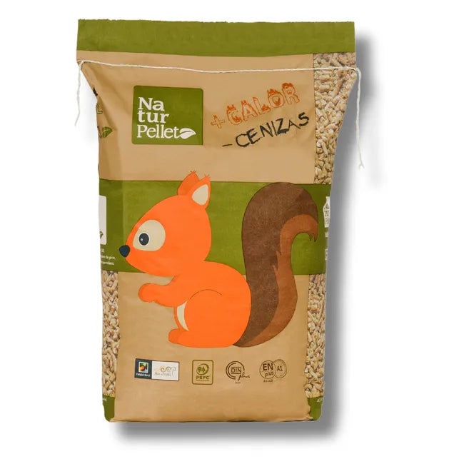 Naturpellet. 5 Palets - 350 sacos certificado Enplus de 15 kg